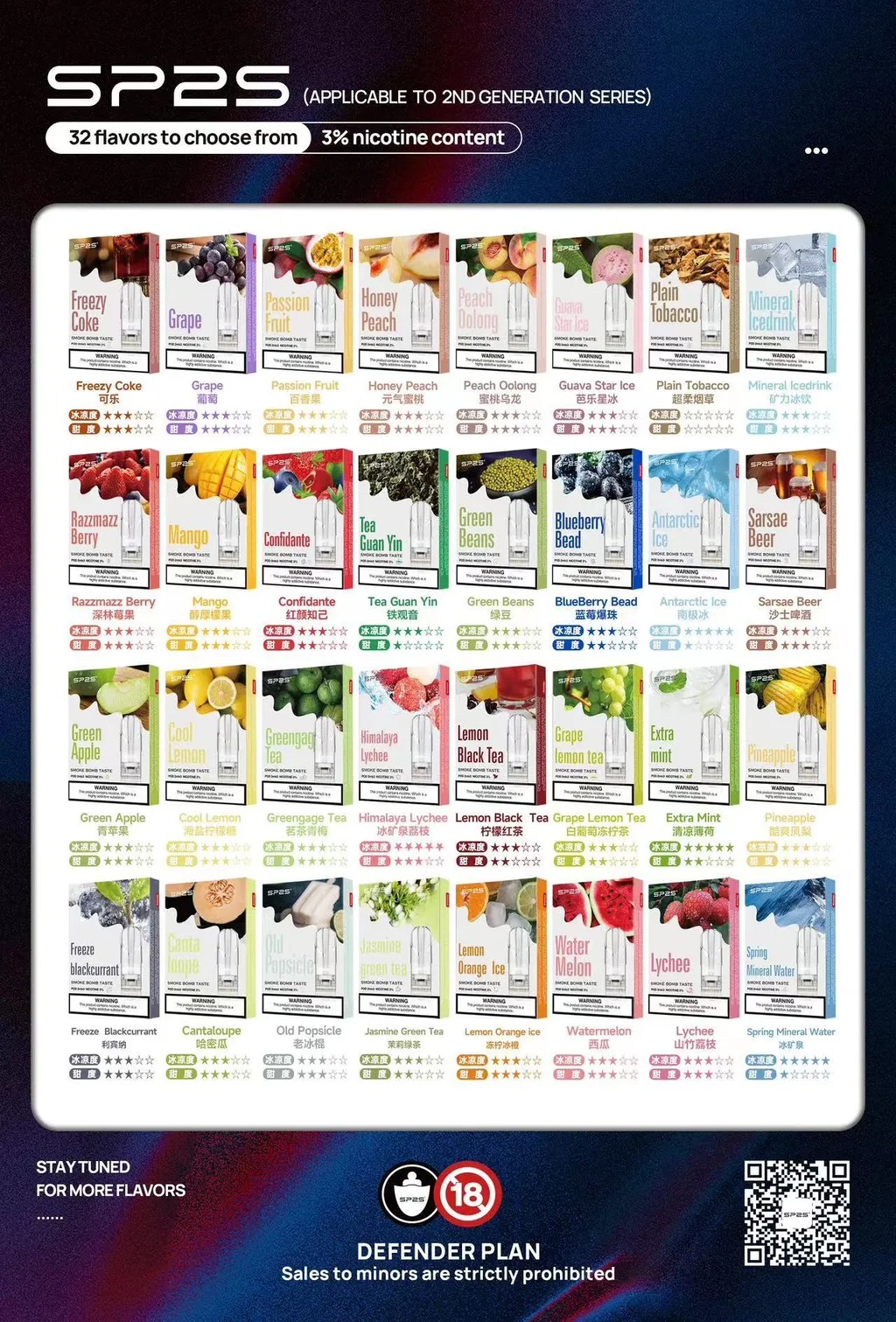 sp2s煙彈口味